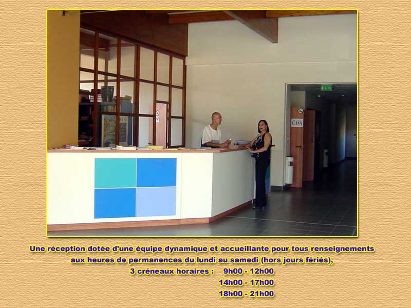 la reception